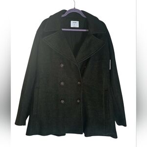 Old Navy Classic Double Breasted Peacoat Olive Green , Size 2x
